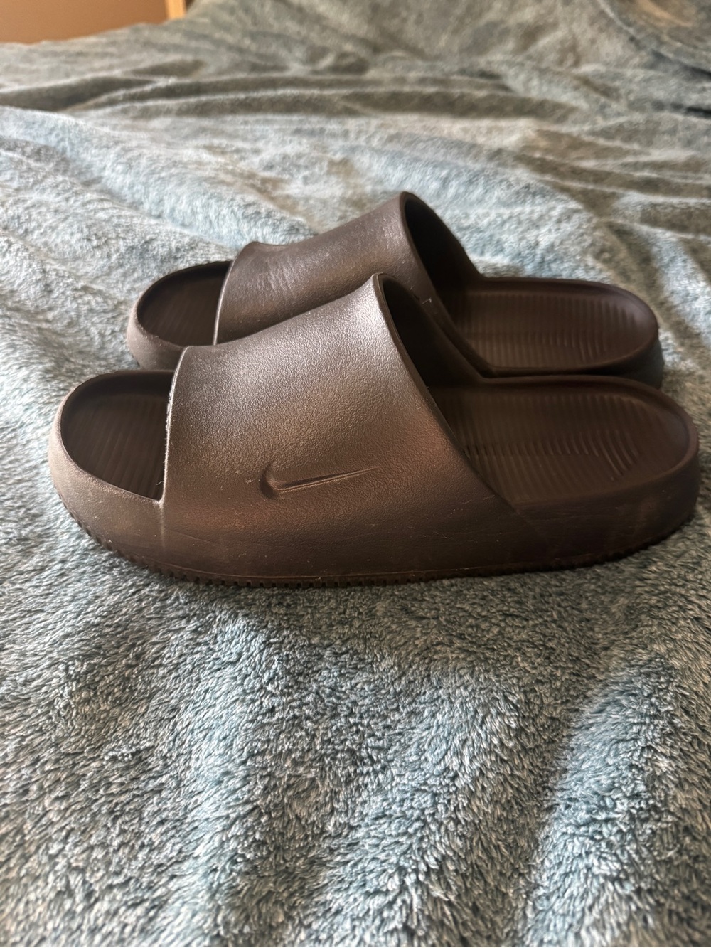 Nike Brown Foam Slide Sandals